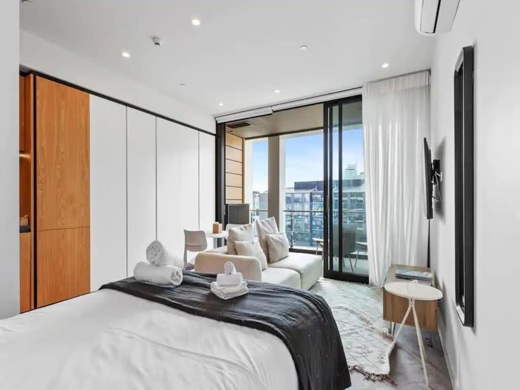 Modern One Bedroom Apartment In Wynyard Quarter 奥克兰 外观 照片